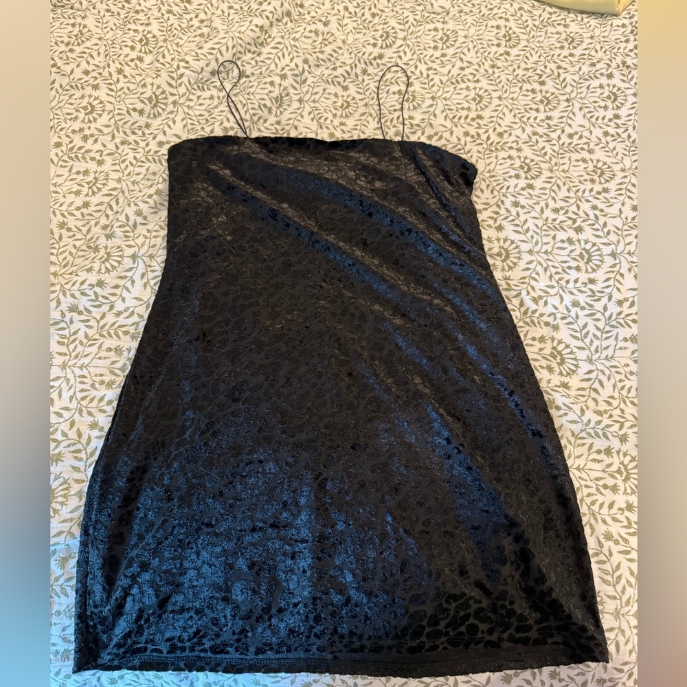 Wild Fable Black Slip Dress Spaghetti Strap Sleeveless
